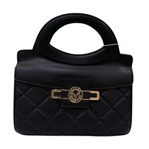 Black Valentino Orlandi Quilted Handbag NWT